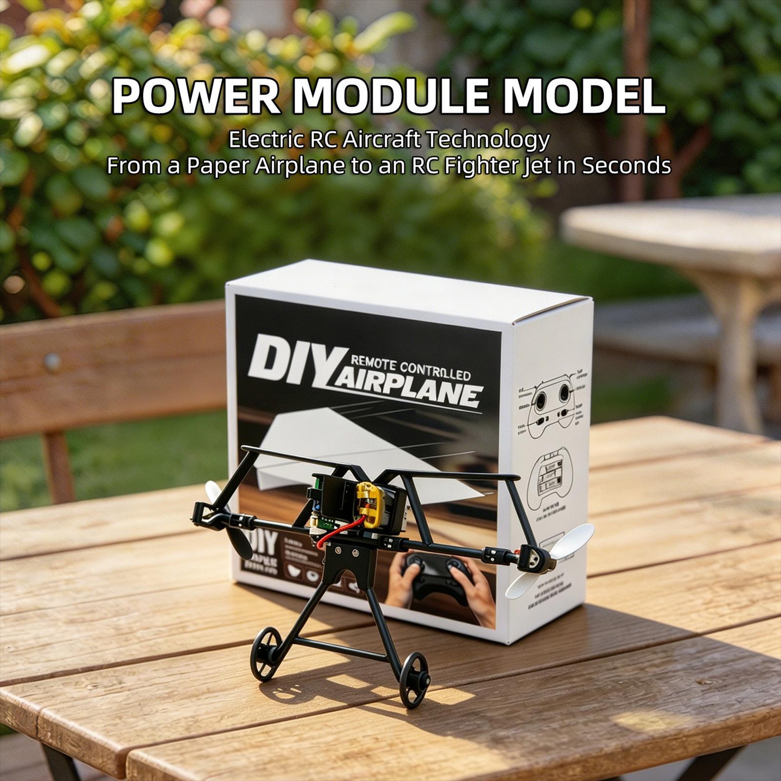 Diy Electronics Power Supply - Remote Control Paper Airplane DIY Aircraft