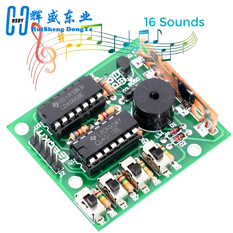 Diy Electronics Kids - 16 Music Sound Box BOX-16 Board