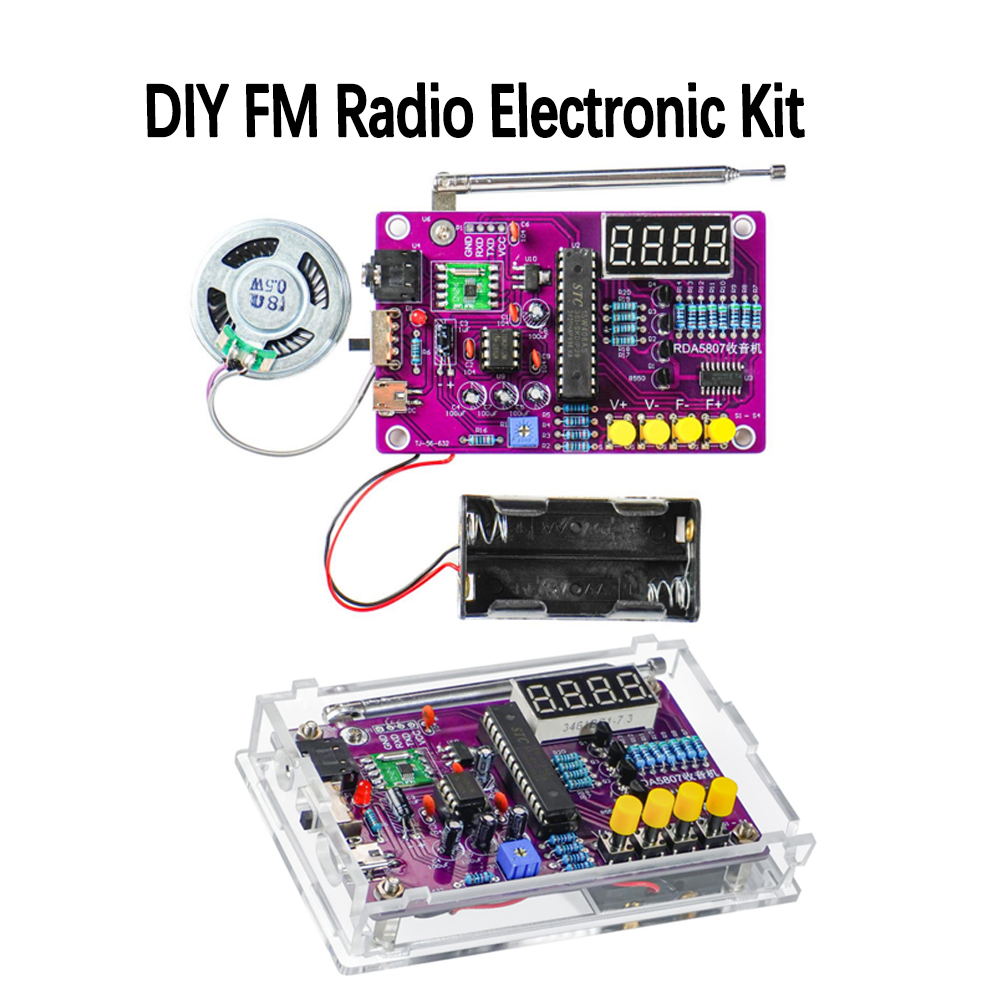 Diy Electronics Supplies - DIY FM Radio Electronic Kit 87-108MHz