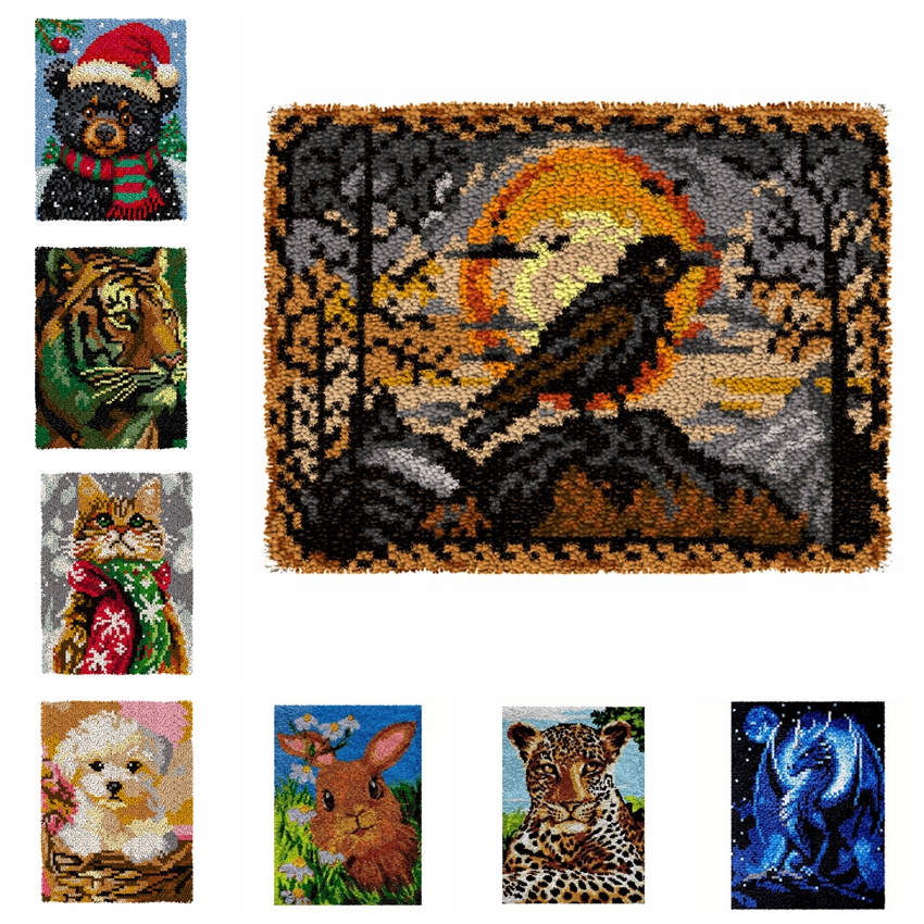 Diy Electronics Watch - Animal Series Carpet Embroidery Latch Hook