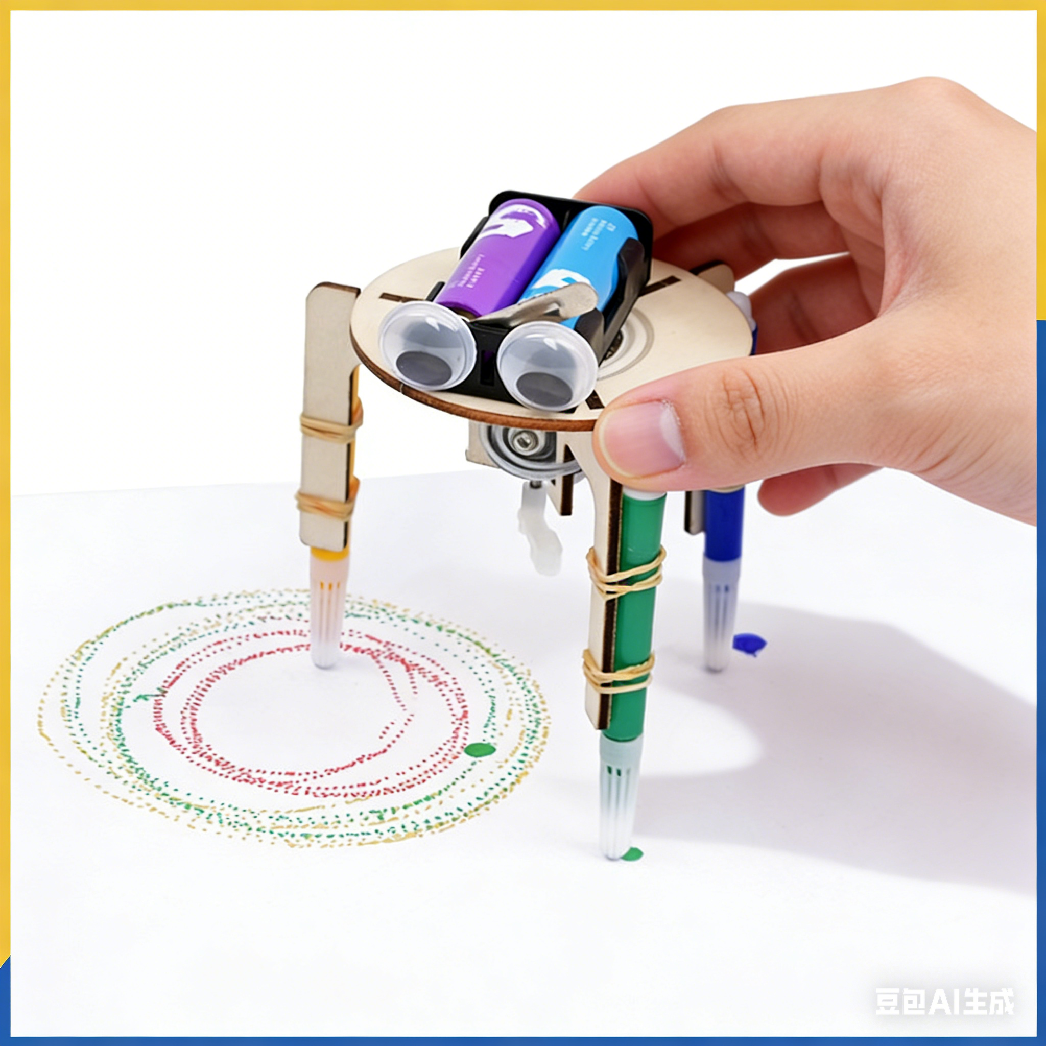 Diy Electronics Kids - DIY Electric Vibration Graffiti Robot STEM