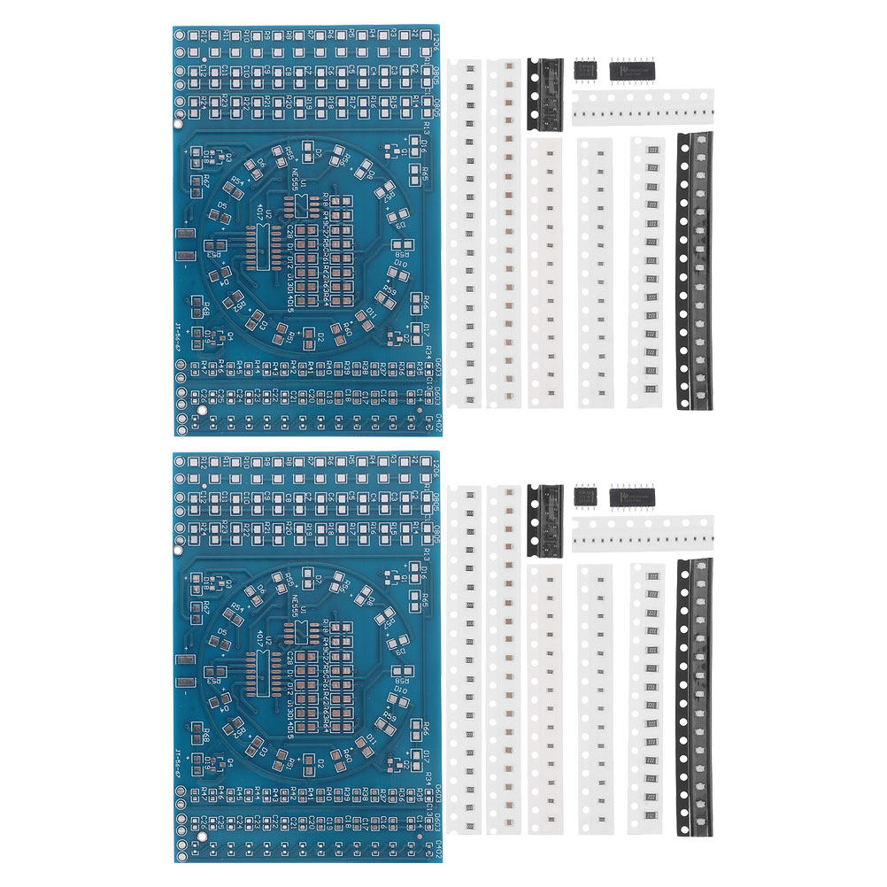 Diy Electronics Kits For Beginners - 2Sets Soldering Practice Board Kit Smd