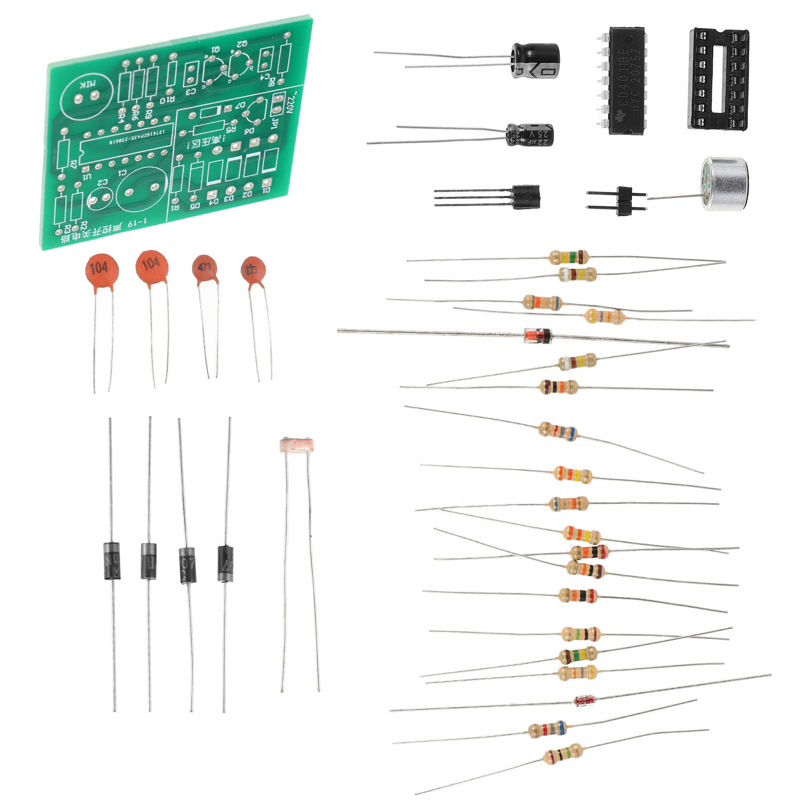 Diy Electronics Kits For Beginners - 1Set Sound Sensor DIY Kit for