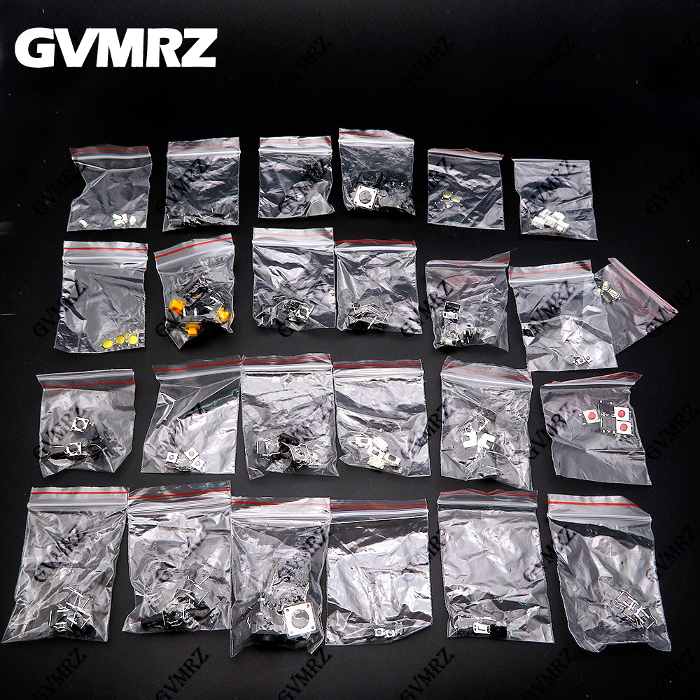 125PCS 25Values Assorted Push  - Diy Home Electronics Projects のレビューと価格