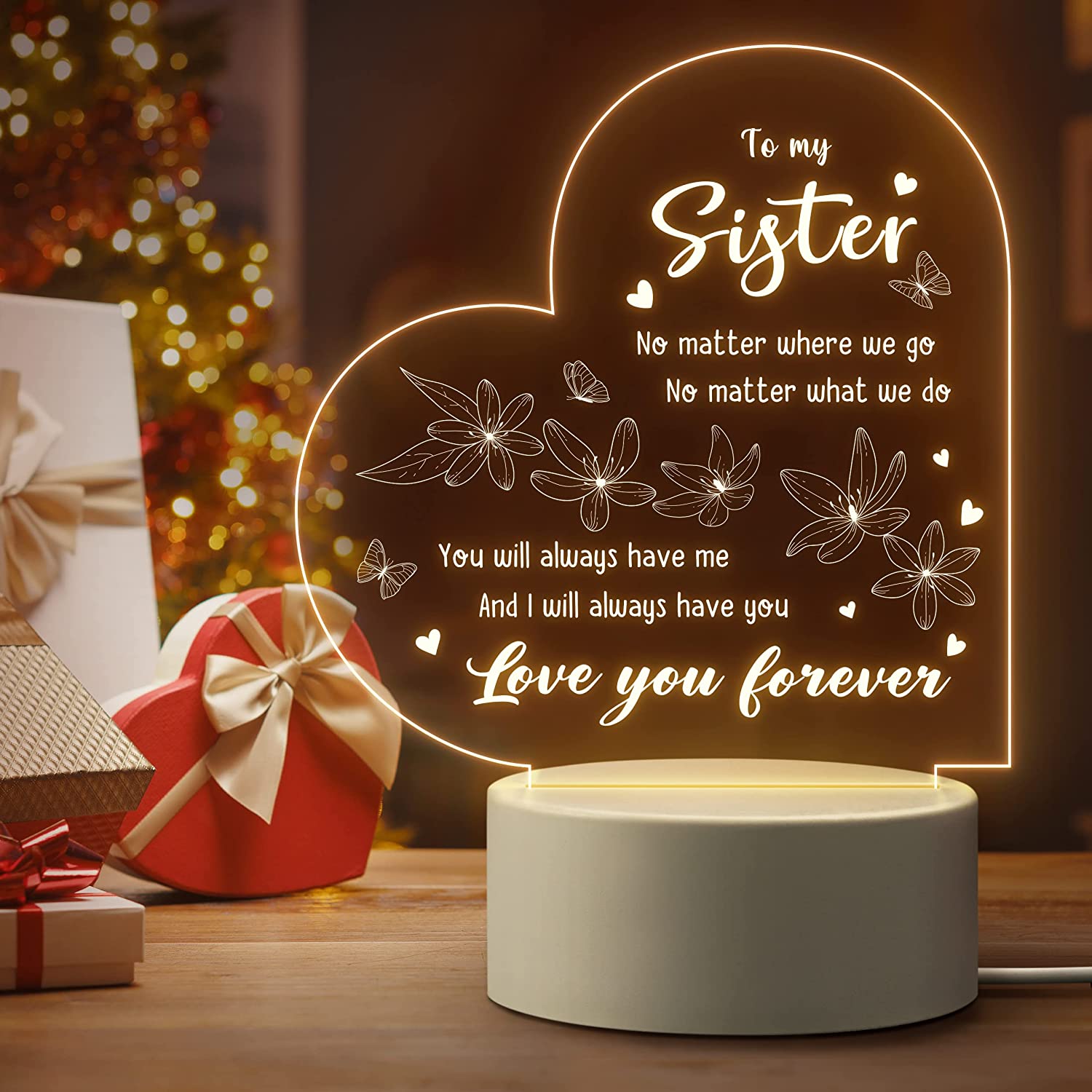 To My Sister NEW  Night Light  - Diy Electronics News のレビューと価格