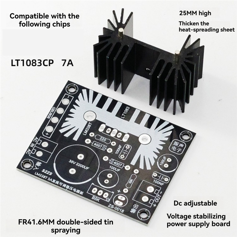 ABZZ-LT1083 7A Output Adjustab - Diy Electronics Power Supply のレビューと価格