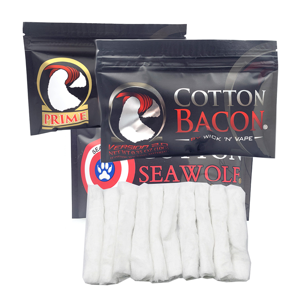 2Pack Cotton Bacon Prime Silve - Diy Vape Electronics のレビューと価格