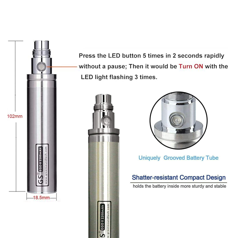 GS eGo II Prime Passthrough 22 - Diy Vape Electronics のレビューと価格
