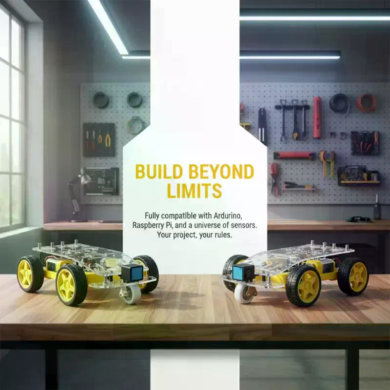 DIY 2WD Smart Robot Car Kit Ch - Diy Electronics Kits For Beginners のレビューと価格