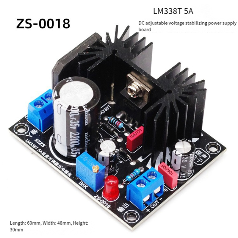 A13E-LM338 5A Output Filament  - Diy Electronics Power Supply のレビューと価格
