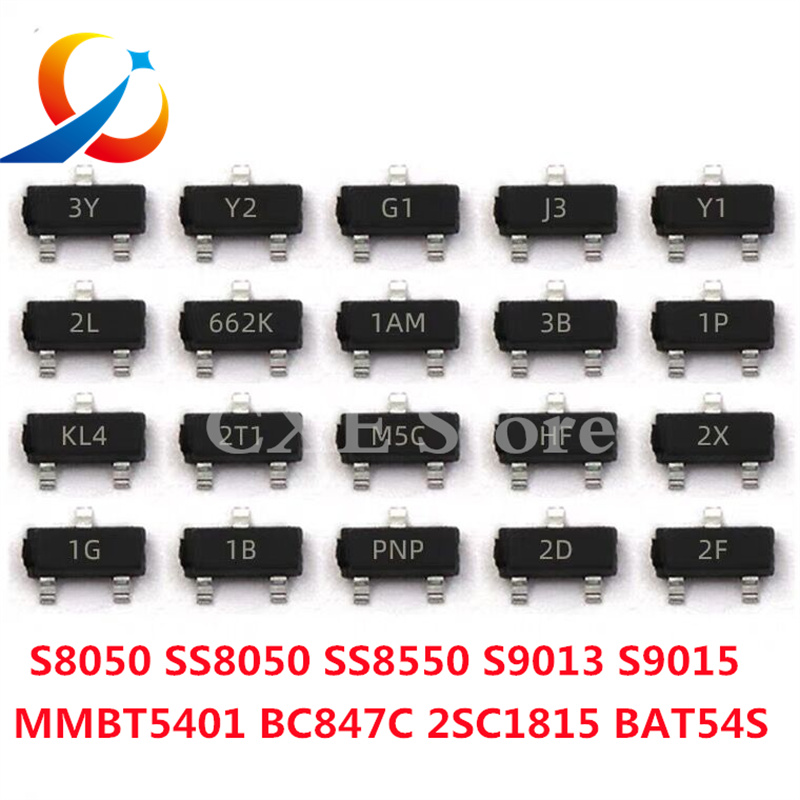 100PCS SMD Transistor S8050 S8 - Mosfet Transistor Set のレビューと価格