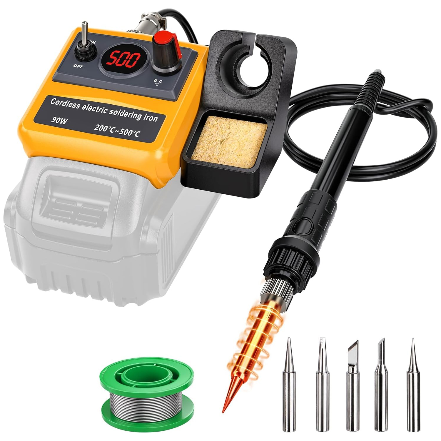 NEW Cordless Soldering Iron fo - Diy Electronics Power Supply のレビューと価格