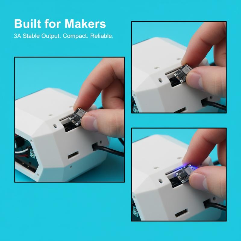 NEW 1Pcs 5-30V to 3.3V 5V 12V  - Diy Electronics Power Supply のレビューと価格