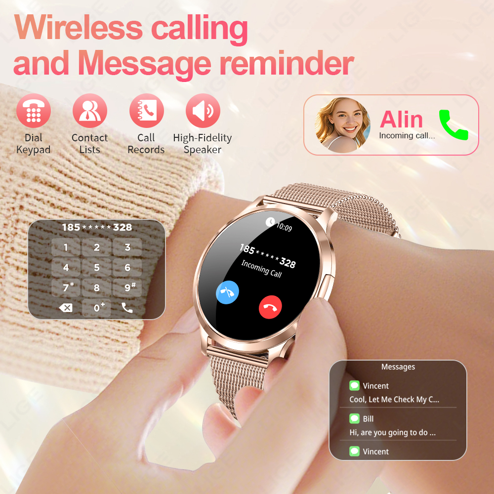 LIGE 2026 New Smart Watch Wome - Diy Electronics Watch のレビューと価格