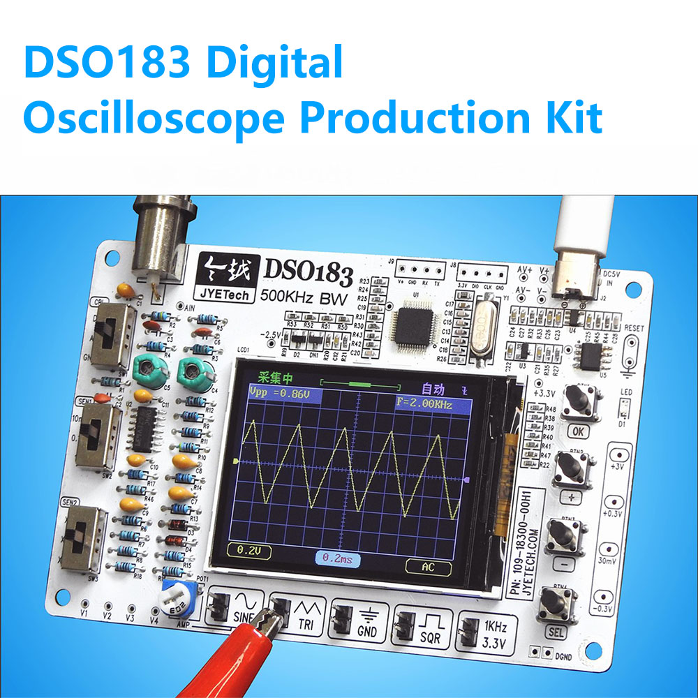 DC 5V DSO183 Digital Oscillosc - Diy Electronics Kits For Beginners のレビューと価格