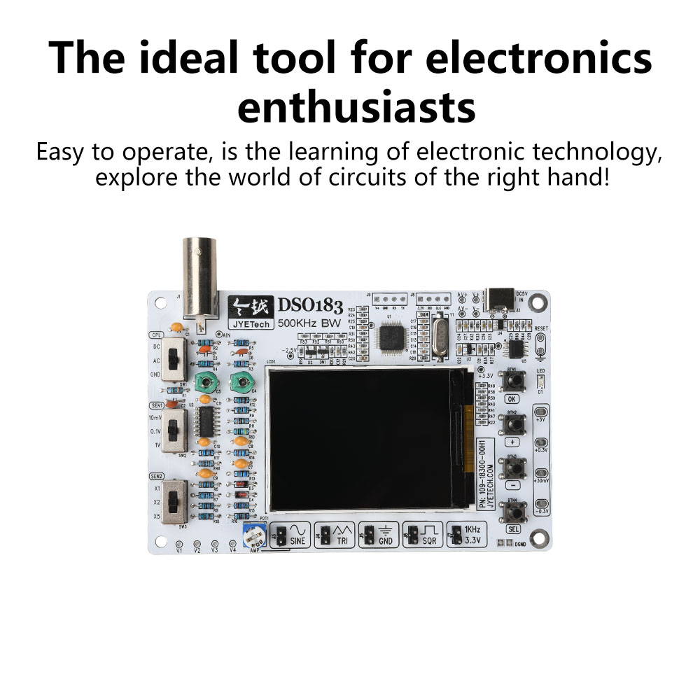 DC 5V DSO183 Digital Oscillosc - Diy Electronics Kits For Beginners のレビューと価格