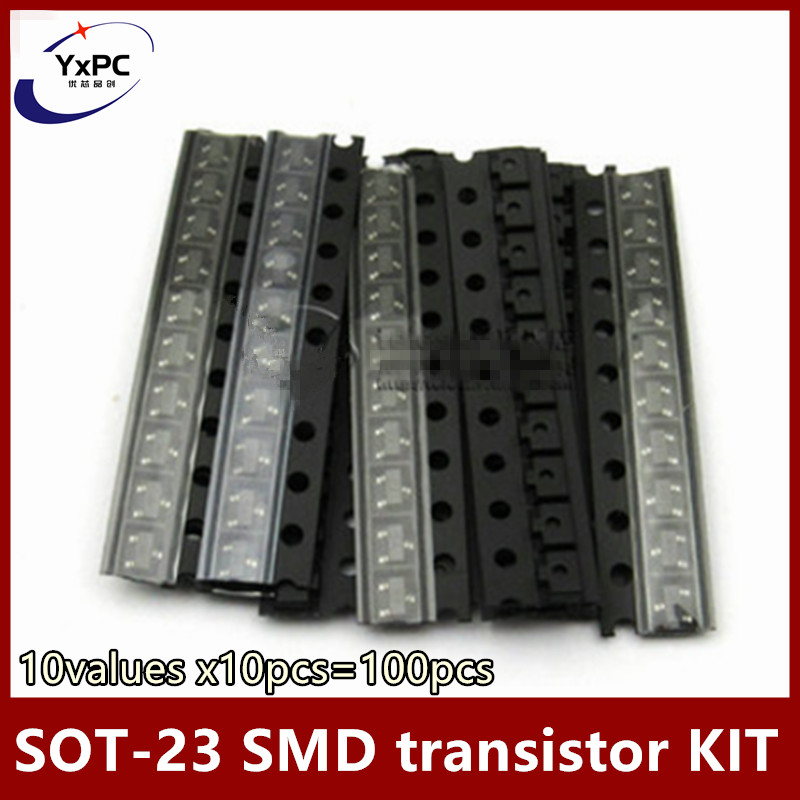 10values x10pcs=100pcs SOT-23  - Mosfet Transistor Set のレビューと価格