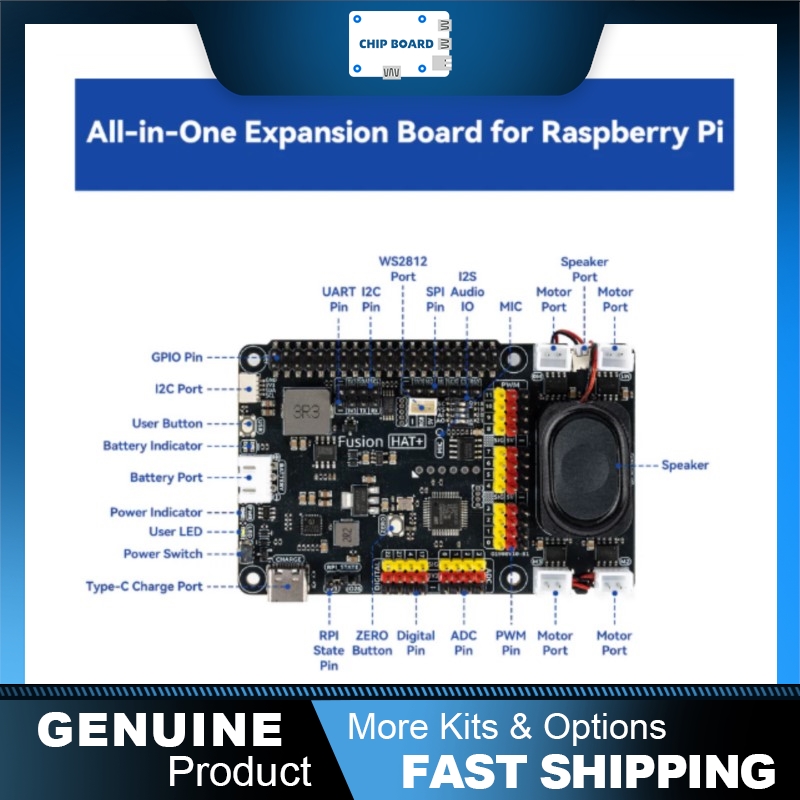 SunFounder Fusion HAT+: Raspbe - Raspberry Pi Zero のレビューと価格