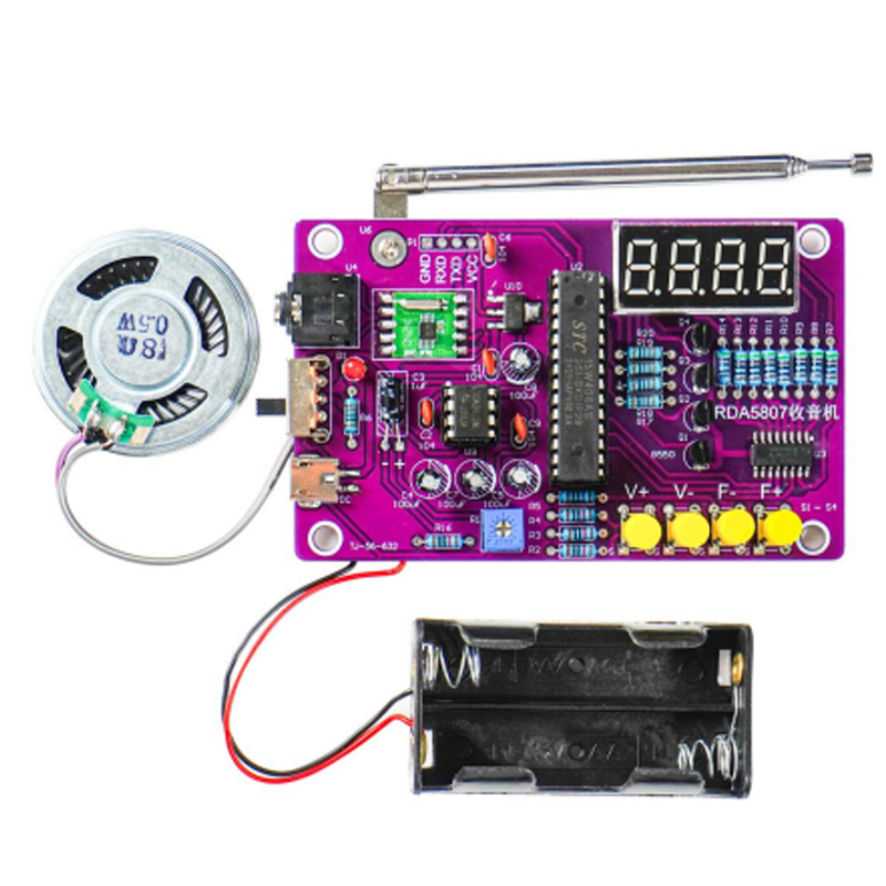 DIY FM Radio Electronic Kit 87 - Diy Electronics Supplies のレビューと価格