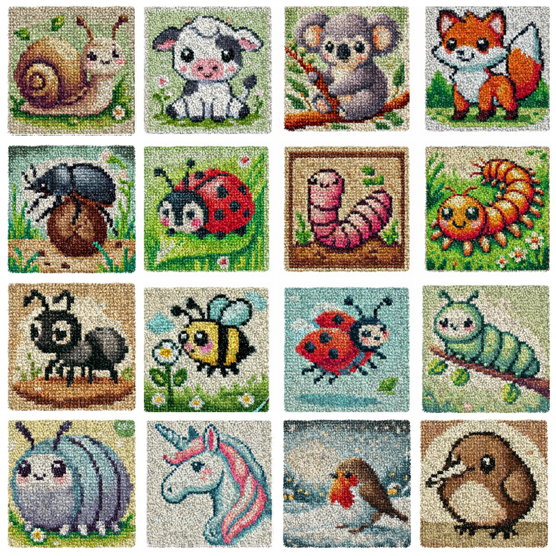 Cute Animals Embroidery Latch  - Diy Electronics Watch のレビューと価格