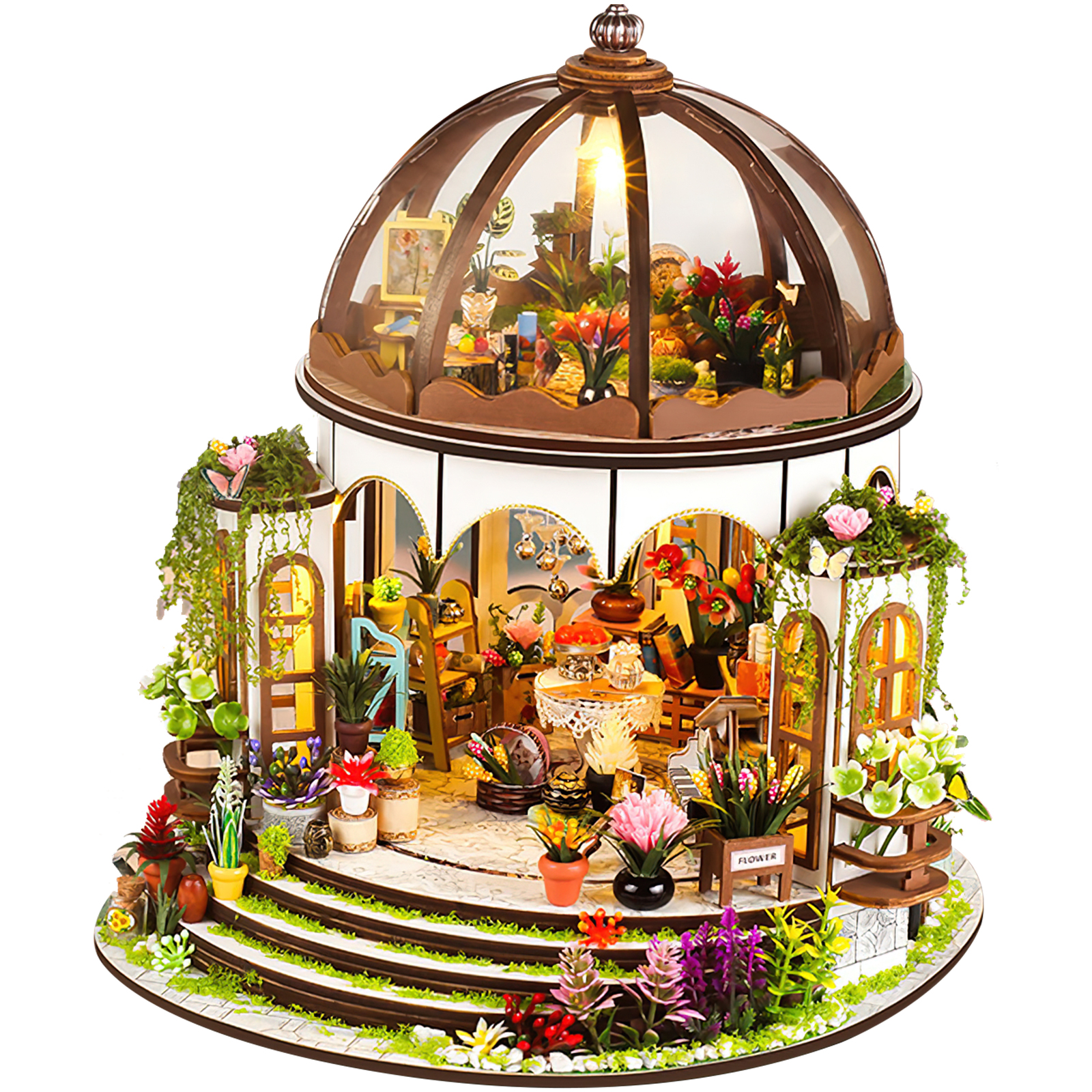 DIY Miniature Dollhouse Kit 3D - Diy Electronics News のレビューと価格