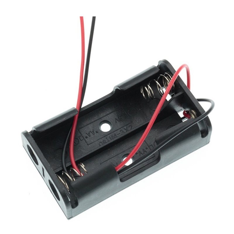 AAAEL-100Pcs 2AA Battery Case  - Diy Electronics Power Supply のレビューと価格