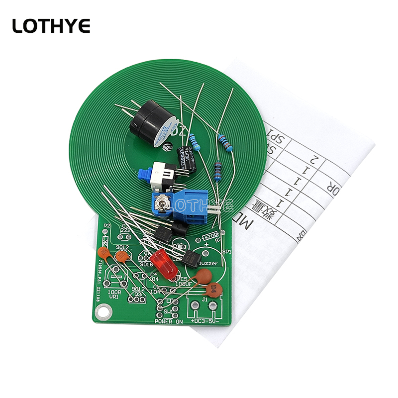 DC 3V-5V Metal Detector Kit DI - Diy Home Electronics Projects のレビューと価格