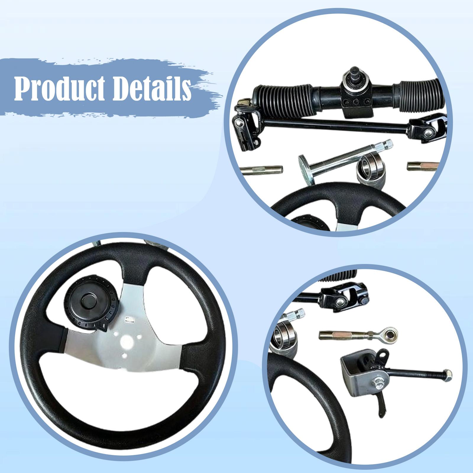 DIY Go Kart 300mm Steering Whe - Diy Electric Car のレビューと価格