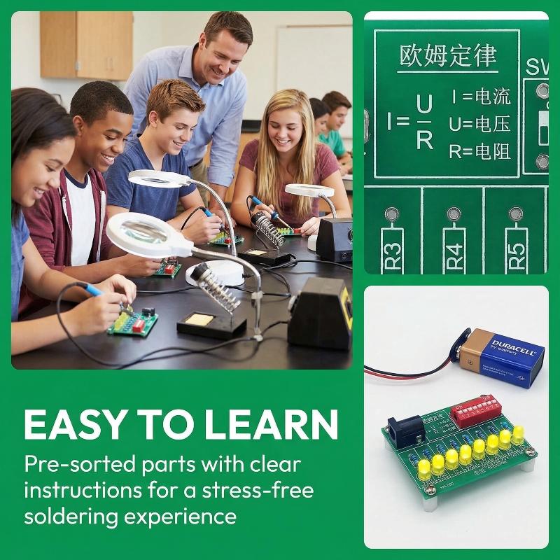 Electronic DIY Soldering Pract - Diy Electronics Kits For Beginners のレビューと価格