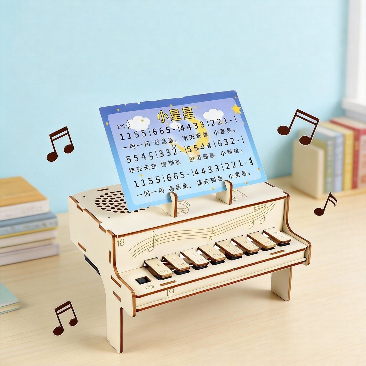 DIY Wooden Electronic Piano Mo - Diy Electronics Kits For Adults のレビューと価格