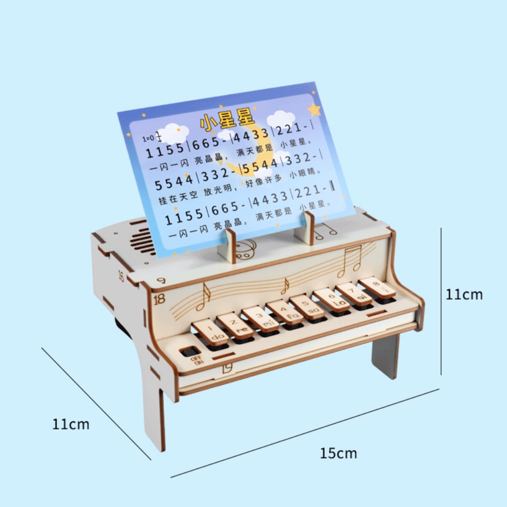 DIY Wooden Electronic Piano Mo - Diy Electronics Kits For Adults のレビューと価格