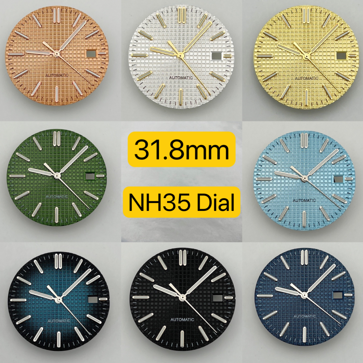Dial+pointer, NH35 dial, green - Diy Electronics Watch のレビューと価格