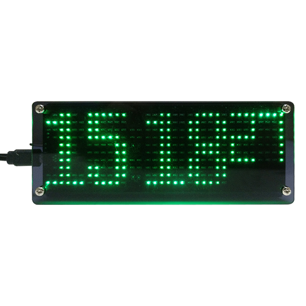 DIY Digital Dot Matrix Clock E - Diy Electronics Kids のレビューと価格