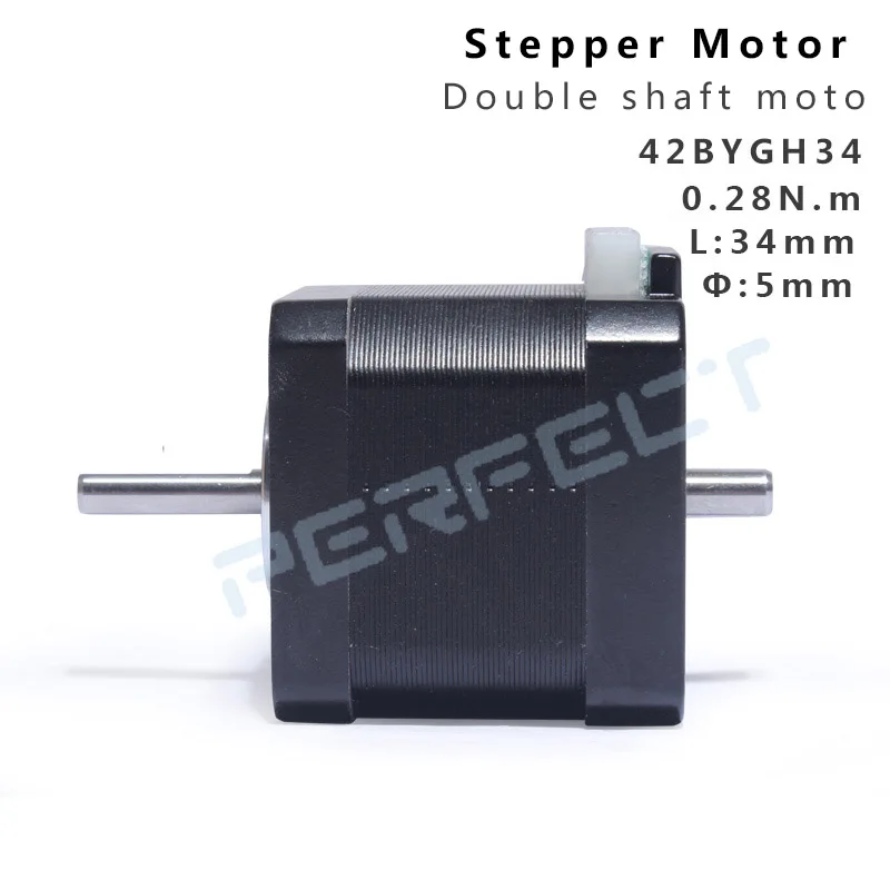 double shaft motor 42BYGH34 Ne - Stepper Motor 28Byj のレビューと価格