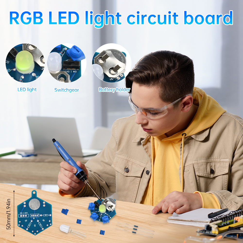 RGB LED Light Circuit Board We - Diy Electronics Kits For Beginners のレビューと価格