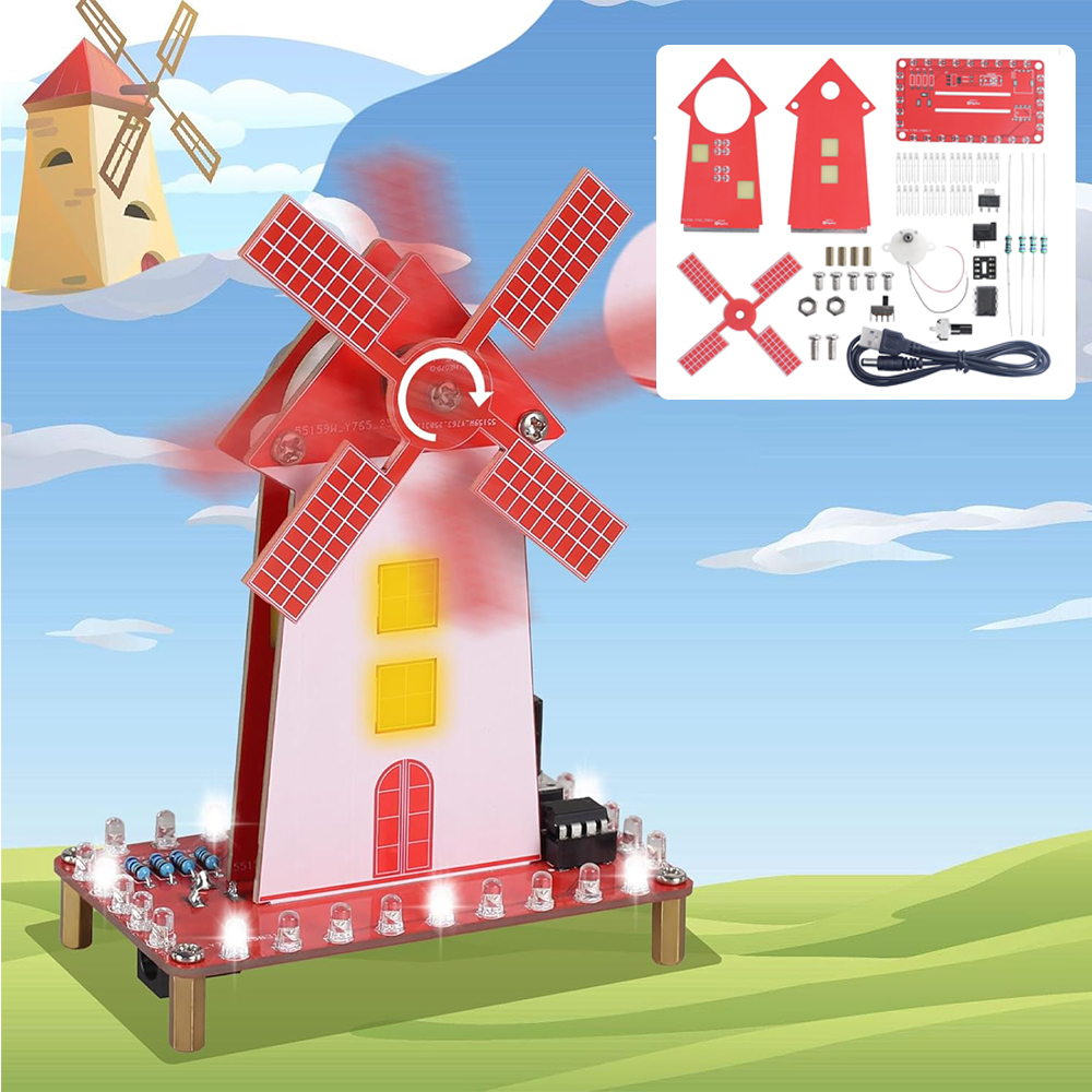 DIY Windmill Soldering Practic - Diy Electronics Kits For Beginners のレビューと価格