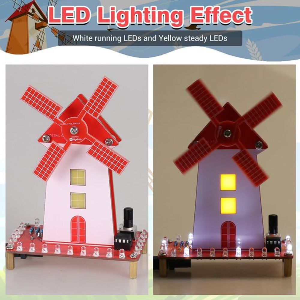 DIY Windmill Soldering Practic - Diy Electronics Kits For Beginners のレビューと価格
