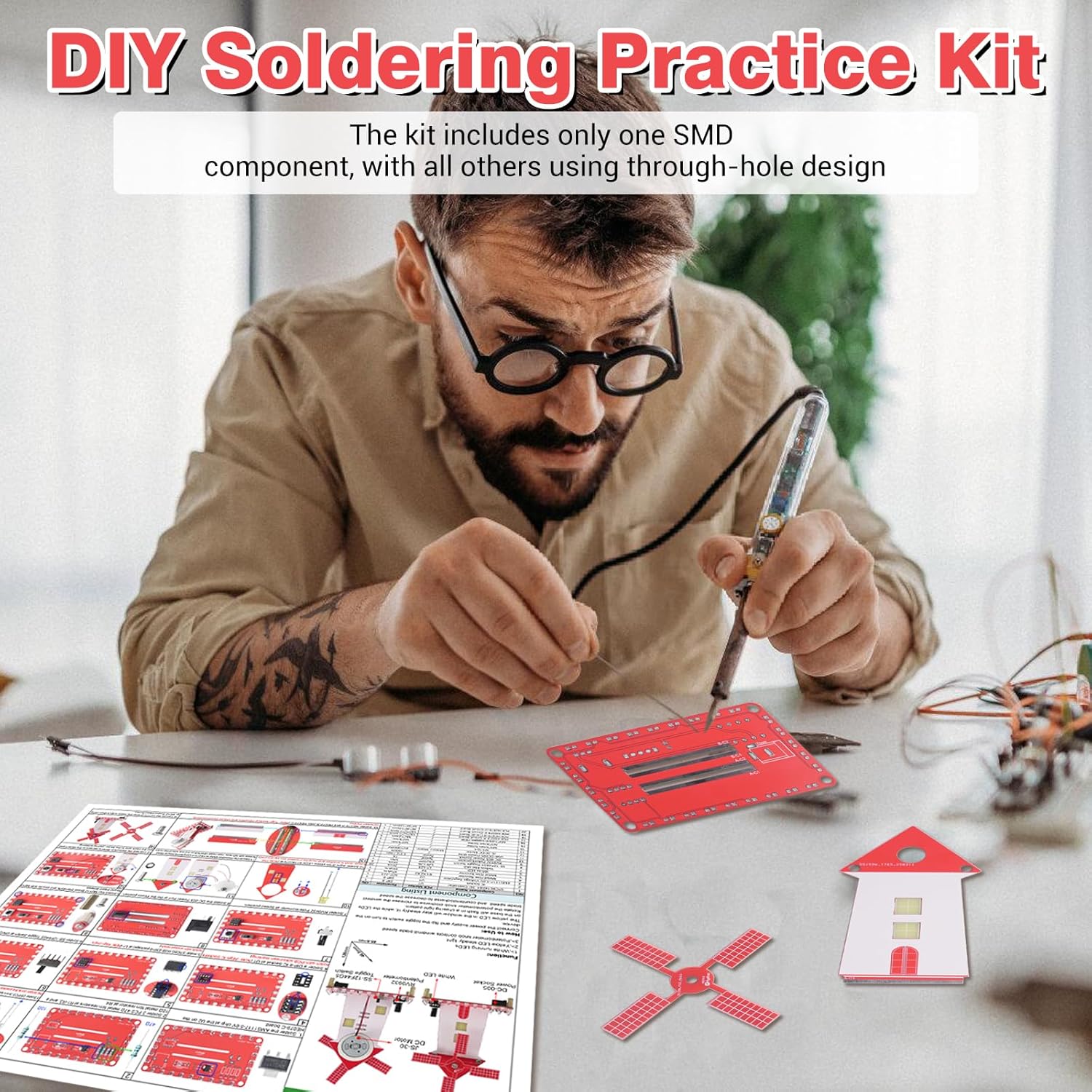 DIY Windmill Soldering Practic - Diy Electronics Kits For Beginners のレビューと価格
