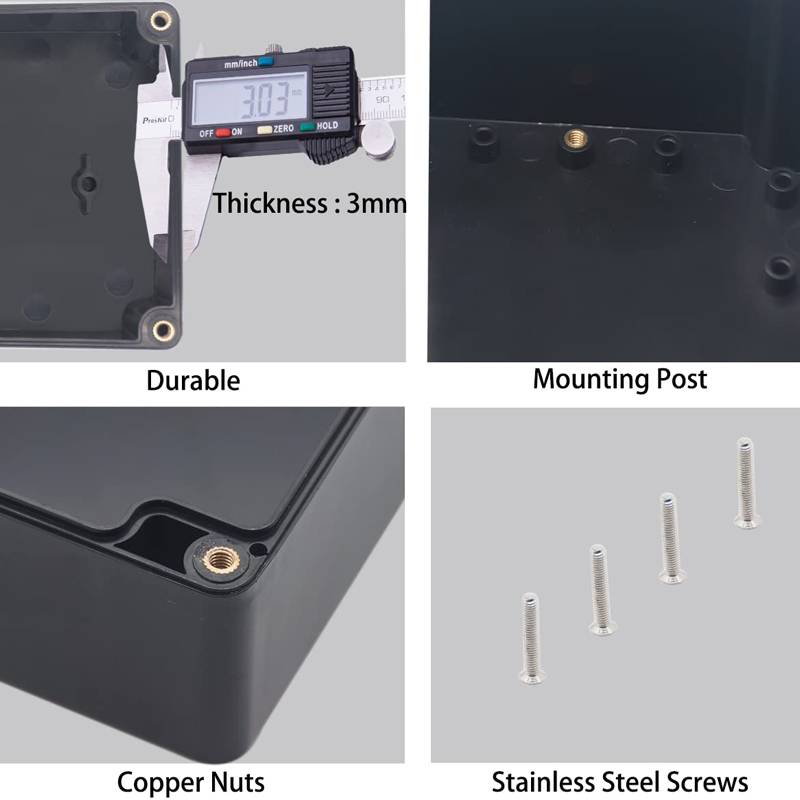 Waterproof Junction Box ABS Pl - Diy Electronics Supplies のレビューと価格